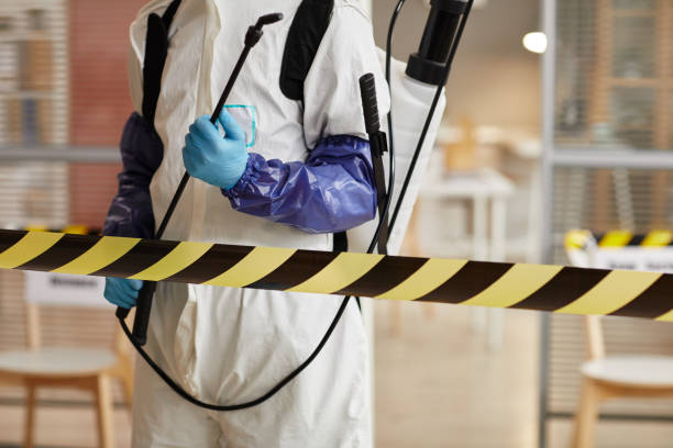 Professional Biohazard technician working in Monroe, WI